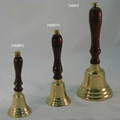 Brass School Bell 2" Dia. x 5.75"H - Screen Imprint